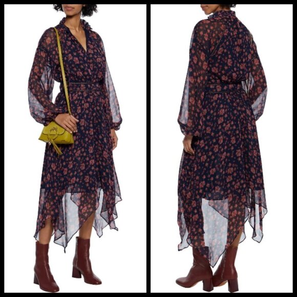 💕WALTER BAKER💕 Meg Floral Dress Midnight Bloom 8 - Picture 1 of 14